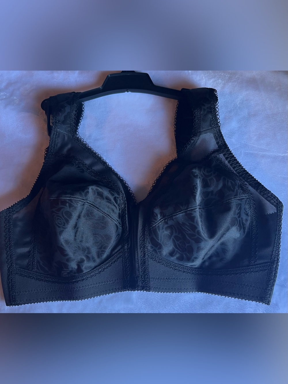 Bra Ultimate Shoulder Comfort Side & Back Smoothing Playtex 36 C black New